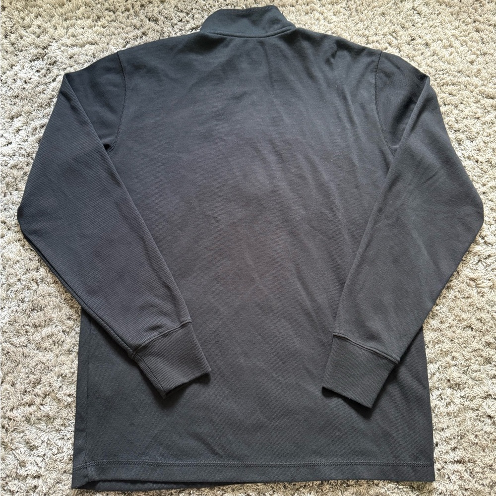Carhartt Men’s 1/4 Zip Black Pullover Sweater - Size M - Picture 6 of 10